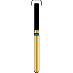 Alpen FG 837RC 014 Modified End Cylinder Diamond Bur 5/Pk