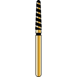 Alpen FG 850-8TC 018 TurboCut Round End Taper Diamond 5/Pk