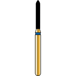 Alpen FG 878C 012 Beveled Cylinder Diamond Bur 5/Pk