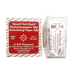Bausch Articulating Paper Red 16mmx15m Roll