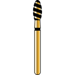 Alpen FG KS4F 024 KS Shape Diamond Bur 5/Pk