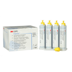 Express VPS Impression Material Refill, Light Body Fast Set, Cartridges & Tips, 4 x 50mL
