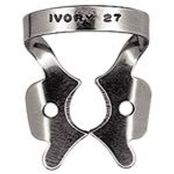 Rubber Dam Clamps (Ivory). Winged Distal access, large molar, 27