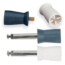 Prophy Cups Young Screw Type Webbed Firm Gray 144/Bag