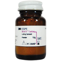 3M RelyX Luting Powder Only - Hybrid Glass Ionomer Cement, Fast Set - 16 Gm. Powder