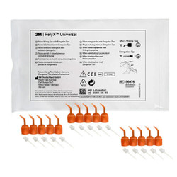 3M RelyX Universal Micro Mixing Tips with Elongation Tips 15/Pk. 80% Less Waste