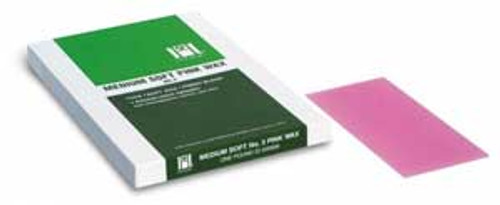 Hygenic Base Plate Wax - Pink, #3 Medium Soft, 1 Lb. Box