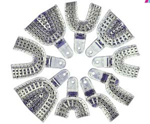 President Clear #8 Upper Right/Lower Left Quadrant Plastic Impression Trays