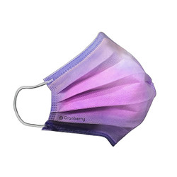 Cranberry Cosmo Ear-Loop Face Mask, 4-Ply Stellar Purple 50/Box
