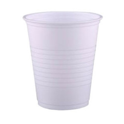 Crosstex White 5 oz. Plastic Cups, Case of 1000