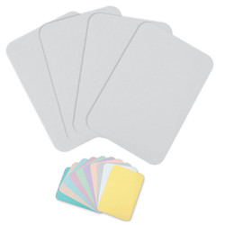Crosstex 8.5' x 12.25' Ritter B - SILVER Heavyweight Paper Tray Cover 1000/Bx