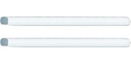 Crosstex Non-Vented Plastic High Volume Evacuation Tips, White. Case of 1000