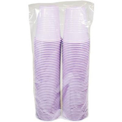 Crosstex Lavender 5 oz. Plastic Cups, Case of 1000