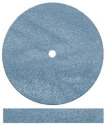 Dedeco Rubber Wheels Blue Square Edge, Silicon Carbide, Hi-Glaze for Polishing