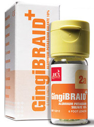GingiBraid 2A #2 medium braided yarn retraction cord with aluminum sulfate, 72'