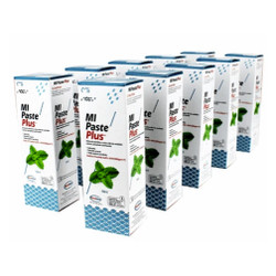 MI Paste Plus Mint 10/Pk. Topical Tooth Cream contains RECALDENT (CPP-ACP)