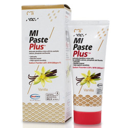MI Paste Plus Vanilla 1 x 40g Tube. Topical Tooth Cream contains RECALDENT