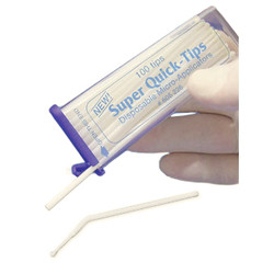 Super Quick-Tips Disposable Micro-Applicators White 100/Pk. With acid resistant