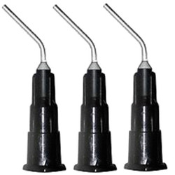 House Brand Pre-Bent Applicator Needle Tips, 19 gauge, Black, 100/Pk.