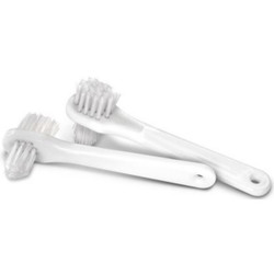 House Brand Denture Brush, 120/Case (10 x 12/Pk), Color Options May Vary.