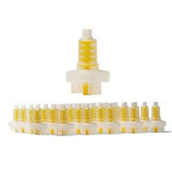 House Brand Dynamic Mixing Tips - Yellow, 50/Pk. Yellow Ring is NOT included