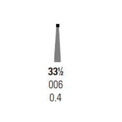 House Brand FG #33 1/2 inverted cone Carbide Bur, Package of 10