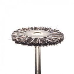 House Brand Straight HP Mounted Bristle Brushes, # 11 Soft, Gray, 9/16'