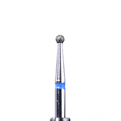 House Brand FG 801.014M Round, Medium Grit Diamond Burs, 10/Pk