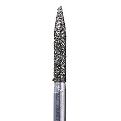 House Brand FG 863.016C Flame Shaped, Coarse Grit Diamond Burs, 10/Pk