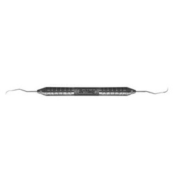 Hu-Friedy #11/12 double end Explorer with #7 Satin Steel Color handle