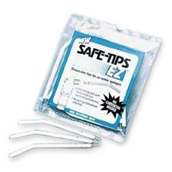 Safe-Tips EZ Universal Air/Water Syringe Tips 150/Pk. Plastic with Metal Core