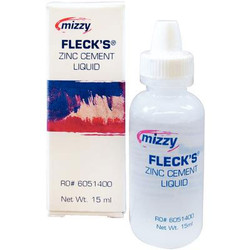 Fleck's self-cure zinc phosphate cement Liquid, 15 ml bottle
