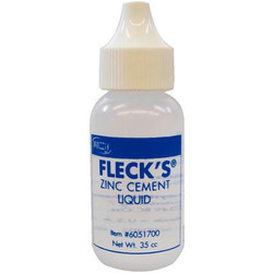 Fleck's self-cure zinc phosphate cement Liquid, 35 ml bottle
