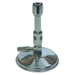 Keystone Bunsen Burner, Model #111 (For Natural Gas Only). Chrome plated brass