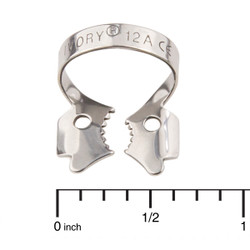 Ivory Clamps #12A Winged Metal Rubber Dam Clamp, Single clamp