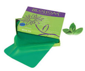 Blossom 6' x 6' Medium, Green Latex Dental Dam 36/Bx. Mint Flavored