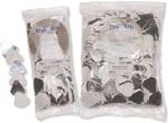 Silver Dri-Aid Small, Cotton Roll Substitute with Reflective Backing, 750/Pk