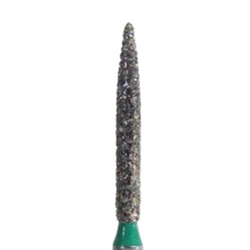 NeoDiamond FG #1512.10 Coarse Grit, Flame Shaped Disposable Diamond Bur, Pack