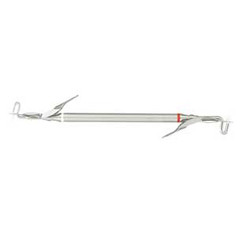 Miltex Double end amalgam carrier with medium and jumbo size Delrin plastic tips