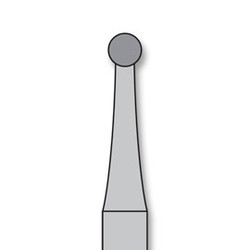 Pac-Dent FG #6 Round Carbide Bur, clinic pack of 100 burs