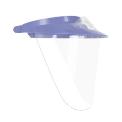 iVisor Visor and Shield Kit with Violet Visor. Contains:1 Visor and 3 Shields