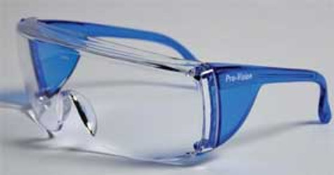 End-Fog Eyewear - Blue Frames with Clear Lens, Extra anti-fog coating sets