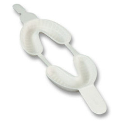 Plasdent Fluoride Trays - Double Arch, Medium White 100/Pk. An easy-to-use fold