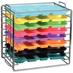 Plasdent Tray Rack for Size B Trays, Long Side Loading, 14-1/2' x 9-3/4' x