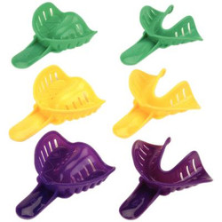 Excellent-Colors Ortho Impression Trays - Perforated #5 Medium Adult Lower