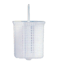 Screen-4-Vac Disposable Evacuation Traps (#5509), 1 1/2' Diameter, Clear, Fits