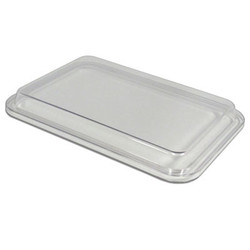 Plasdent Mini Tray Cover, Flat, Size F - Clear. Lid Only
