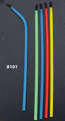 Plasdent Applicator Brushes Assorted (Blue, Yellow, Green and Red), Box of 144