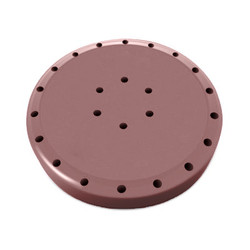Plasdent Large Round Bur Block - Light Mauve, Magnetic, 28 Burs Capacity