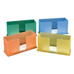 Plasdent C-Fold Towel Holder - Sapphire Blue, 10-3/4' W x 6' H x 4-1/4' D